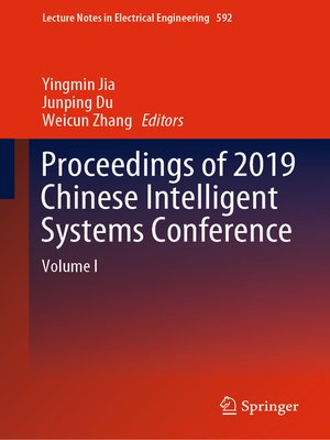 cover image of Proceedings of 2019 Chinese Intelligent Systems Conference